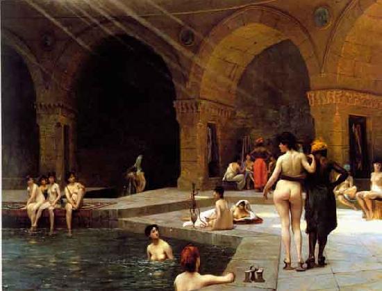 Jean-Leon Gerome Harem baths oil painting image